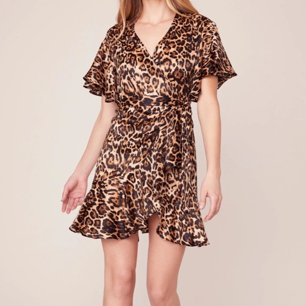 BB ☘️Dakota leopard print wrap dress☘️